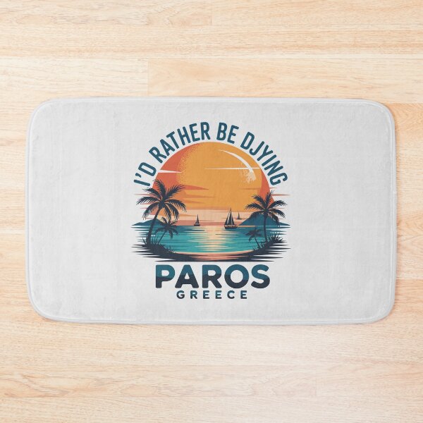 Item preview, I’d Rather Be DJying in Paros Greece  – Sunset Beach DJ Graphic Party  designed and sold by paulo silveira.