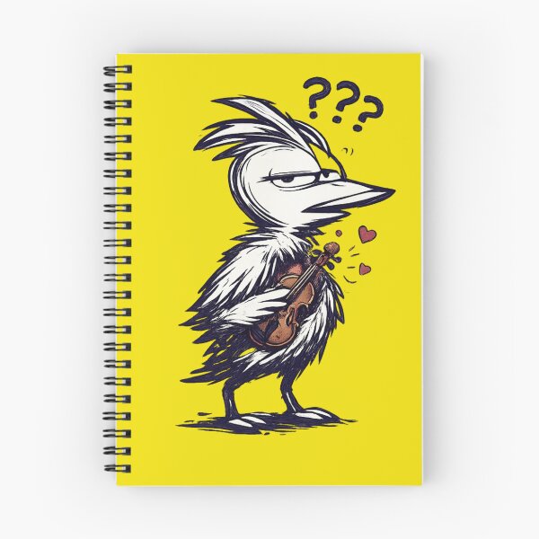 Item preview, My Heart Is a Violin –  Chipy The Bird designed and sold by InnerwayStudio.