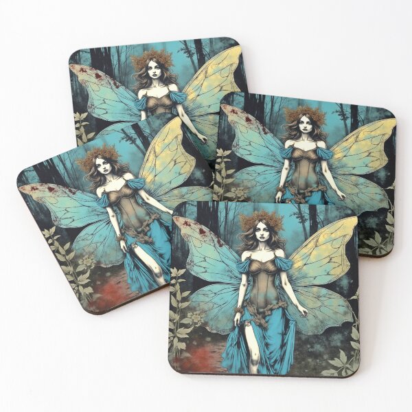 Item preview, Dark Enchanted Forest Fairy designed and sold by FaerieFusion.