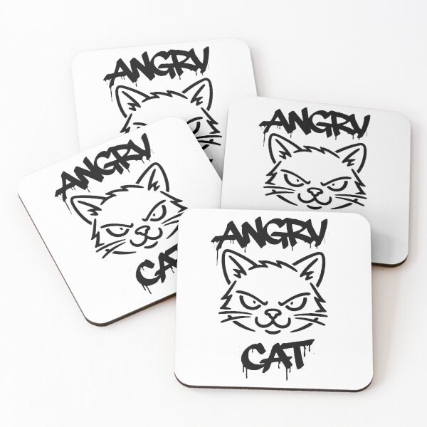 Item preview, Angry Cat Cute designed and sold by MarkColeImaging.