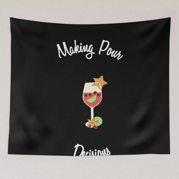 Item preview, Making Pour Decisions with Sangria Glass and fruit designed and sold by Swigalicious.