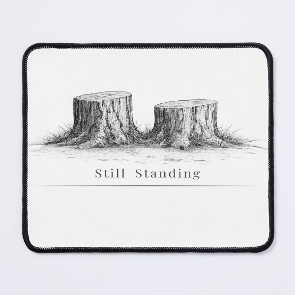 Item preview, Still Standing Tree Stumps - Symbol of Resilience Minimalist Nature Design designed and sold by Quiet Meaning.