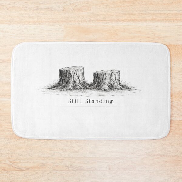 Item preview, Still Standing Tree Stumps - Symbol of Resilience Minimalist Nature Design designed and sold by Quiet Meaning.