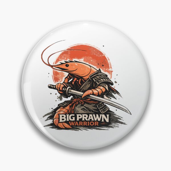 Item preview, Big Prawn Warrior – Samurai Shrimp Japanese Style Funny Samurai T-Shirt designed and sold by TomoMadeIt.