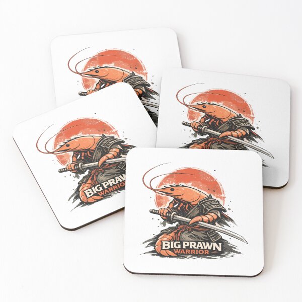 Item preview, Big Prawn Warrior – Samurai Shrimp Japanese Style Funny Samurai T-Shirt designed and sold by TomoMadeIt.