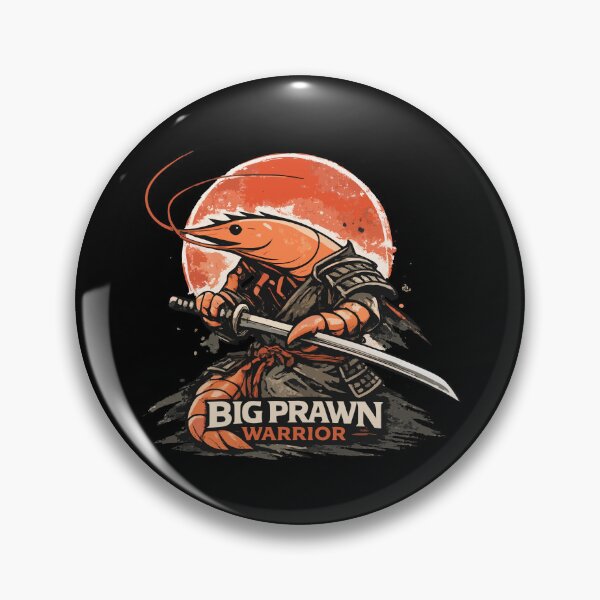 Item preview, Big Prawn Warrior – Samurai Shrimp Japanese Style Funny Samurai T-Shirt designed and sold by TomoMadeIt.
