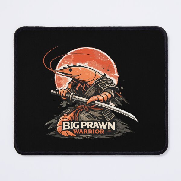 Item preview, Big Prawn Warrior – Samurai Shrimp Japanese Style Funny Samurai T-Shirt designed and sold by TomoMadeIt.