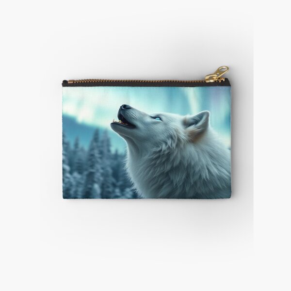 Item preview, Majestic White Wolf Howling designed and sold by ScarredGoddess.