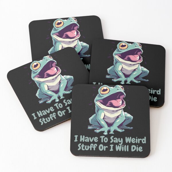 Item preview, I Have To Say Weird Stuff Funny Frog Meme designed and sold by Region.