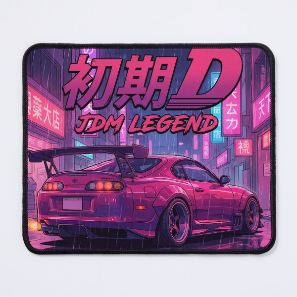 Item preview, Rainy Neon Initial D Supra JDM Legend designed and sold by JDMgarage1.