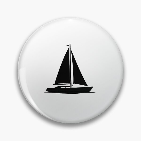 Item preview, Minimal Sailing Boat Silhouette designed and sold by Le Grand Requin.