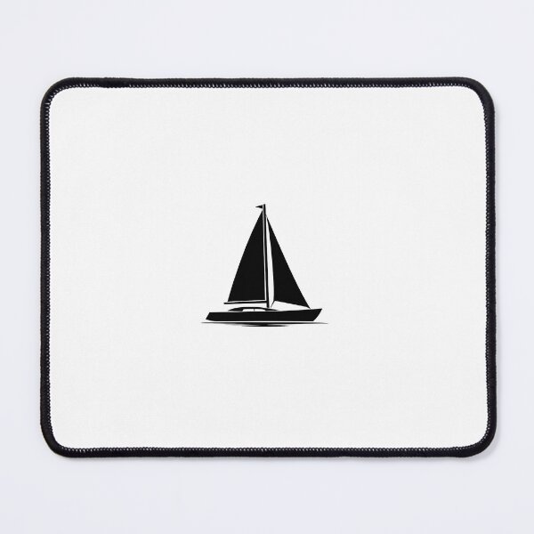 Item preview, Minimal Sailing Boat Silhouette designed and sold by Le Grand Requin.