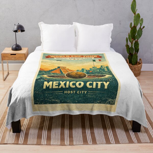 Item preview,  Mexico City Host City World Cup 2026 Vintage Travel Poster designed and sold by KaatsStyle.