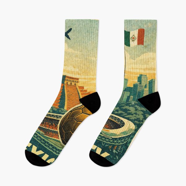 Item preview,  Mexico City Host City World Cup 2026 Vintage Travel Poster designed and sold by KaatsStyle.