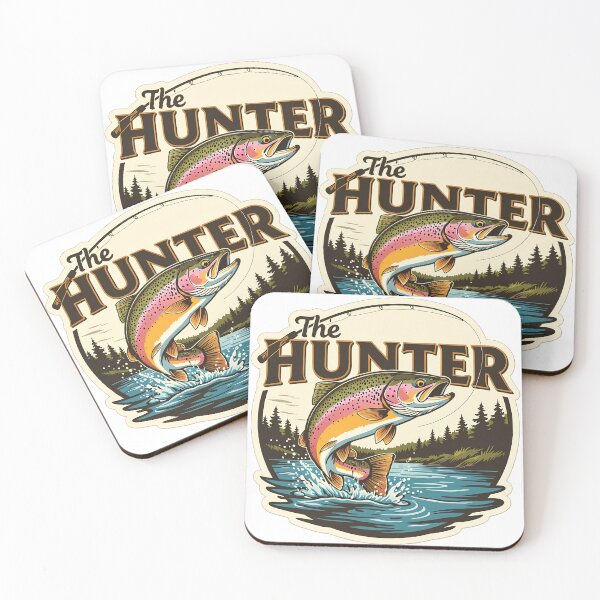 Item preview, The Trout Hunter! - Fishing series. designed and sold by KingCuppaDigitalArt.