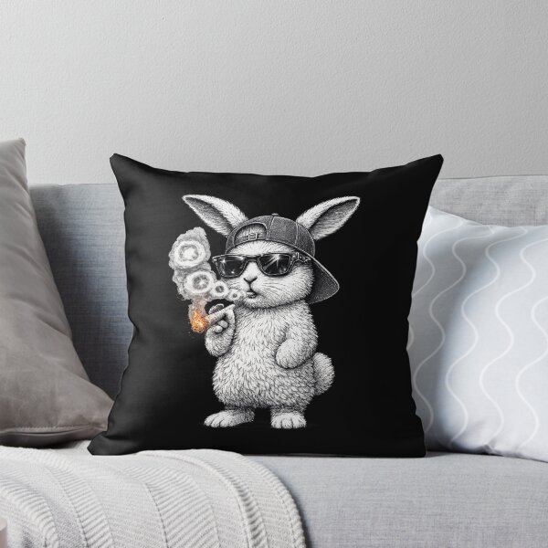 Item preview, Hip Hop Easter Bunny Street Style Rabbit Illustration designed and sold by Wicked.Teez.
