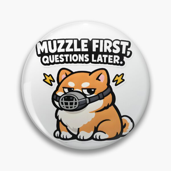 Item preview, Muzzle First, Questions Later – Funny Veterinary Dog Vet Tech Humor Design designed and sold by Bettybee00.