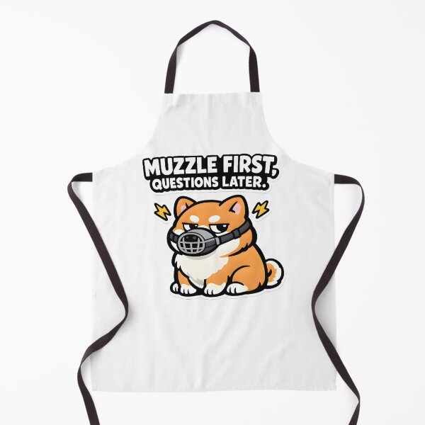 Item preview, Muzzle First, Questions Later – Funny Veterinary Dog Vet Tech Humor Design designed and sold by Bettybee00.