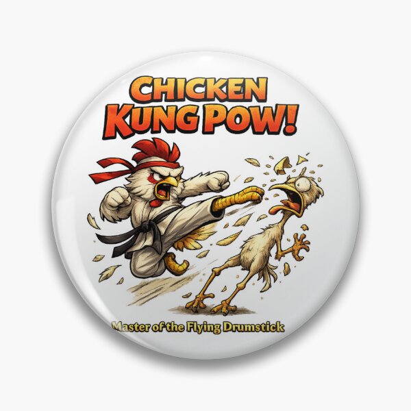Item preview, Chicken Kung Pow! designed and sold by CrazyGirlllc.