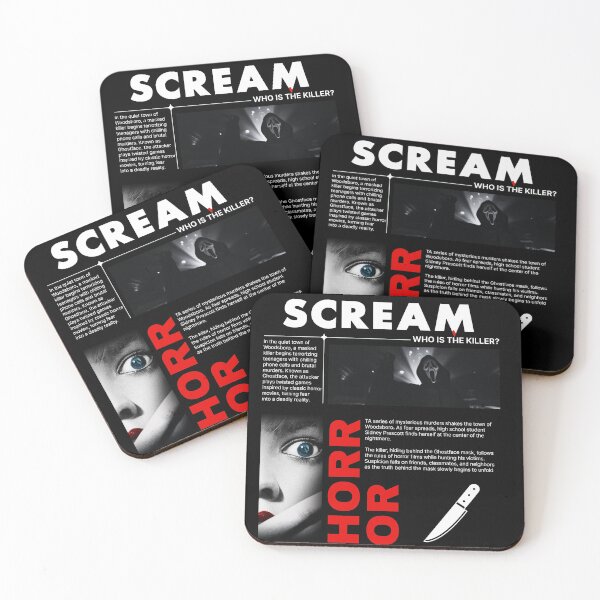 Item preview, Ghostface Horror Poster Inspired by Scream Movies designed and sold by MCS-Desings.