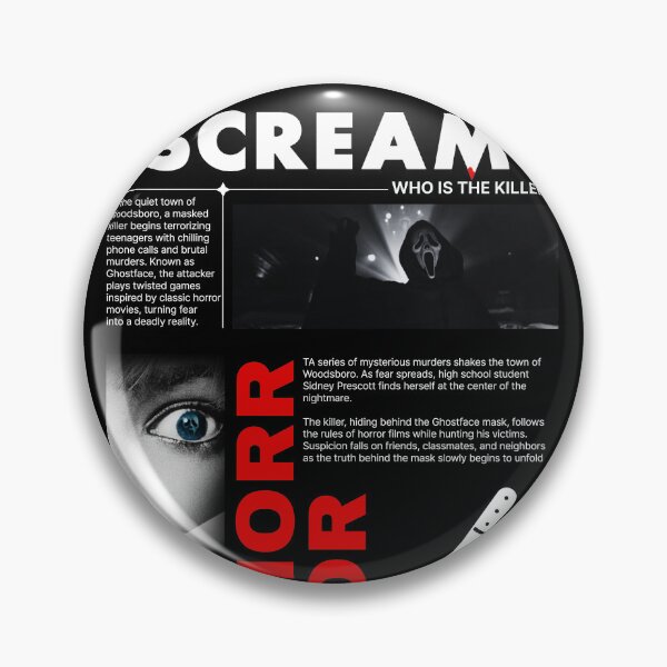 Item preview, Ghostface Horror Poster Inspired by Scream Movies designed and sold by MCS-Desings.
