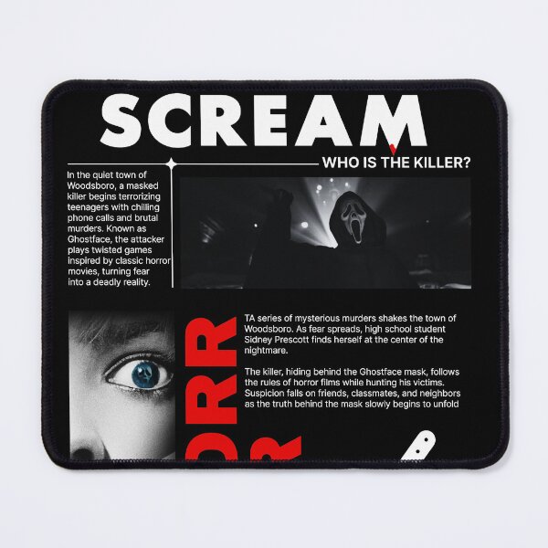 Item preview, Ghostface Horror Poster Inspired by Scream Movies designed and sold by MCS-Desings.