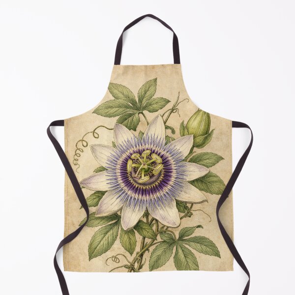 Item preview, Vintage Passion Flower Botanical Illustration - Passiflora Antique Print designed and sold by Darlin8888.