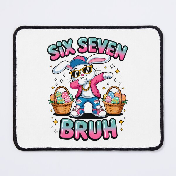 Item preview, Happy Easter 6 7 meme Funny Bunny  designed and sold by BuxomBabe21.