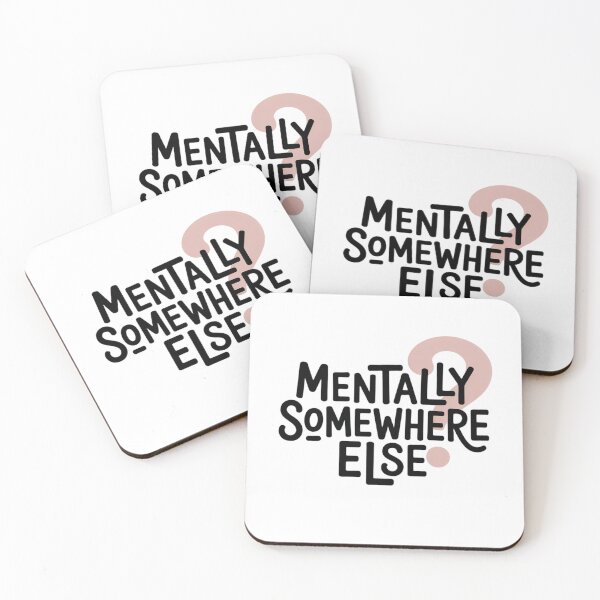 Item preview, Mentally Somewhere Else Funny Minimalist Shirt  designed and sold by DlyWeird.
