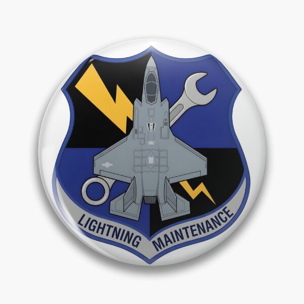 Item preview, F-35 Lightning Maintenance Unit Emblem designed and sold by CharlieDesings.
