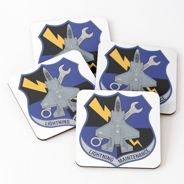 Artikelvorschau, Emblem der F-35 Lightning-Wartungseinheit entworfen und verkauft von CharlieDesings.