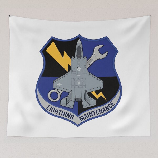 Item preview, F-35 Lightning Maintenance Unit Emblem designed and sold by CharlieDesings.