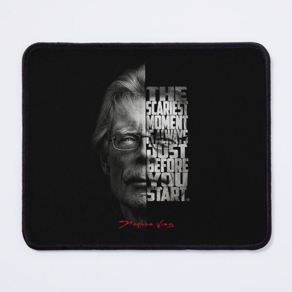 Item preview, Stephen King Split Face Quote Poster designed and sold by Enea Kelo.