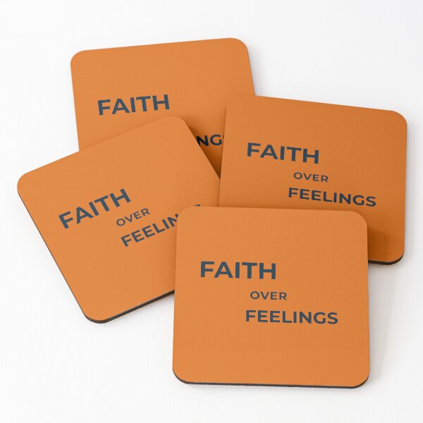 Item preview, Faith Over Feelings Christian Motivational T-Shirt – Biblical Encouragement Apparel designed and sold by Qcima.