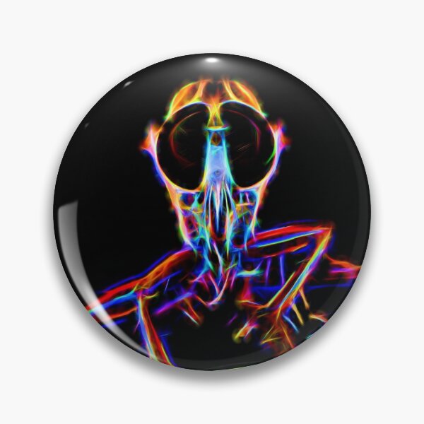 Item preview, Neon Robber Fly Macro Insect Photography Art designed and sold by Moriarty's Digital Visions.