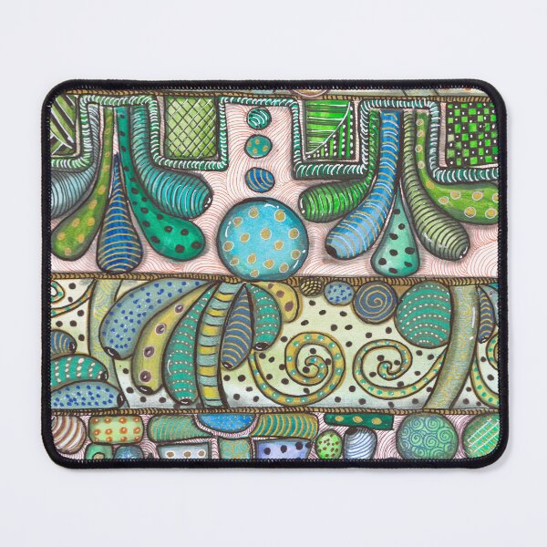 Item preview, 2 in 1 Doodle Garden - Botanical Zentangle Pattern Art designed and sold by ColorWander.