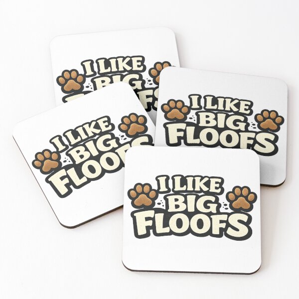 Item preview, I Like Big Floofs Funny Dog Lover designed and sold by Tender Flower Clothing.