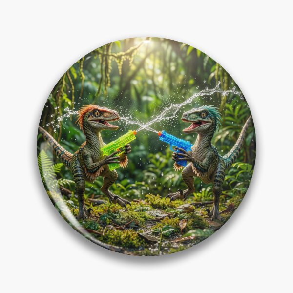 Item preview, Young Velociraptors Have Squirt Gun Fight designed and sold by Tridentulus.