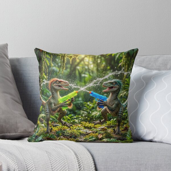 Item preview, Young Velociraptors Have Squirt Gun Fight designed and sold by Tridentulus.