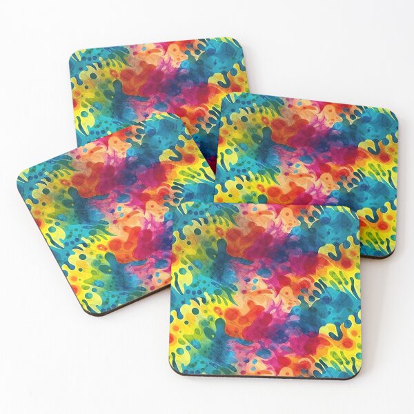 Item preview, Cute Rainbow Retro Abstract 1970s Pattern designed and sold by SecretDicer.