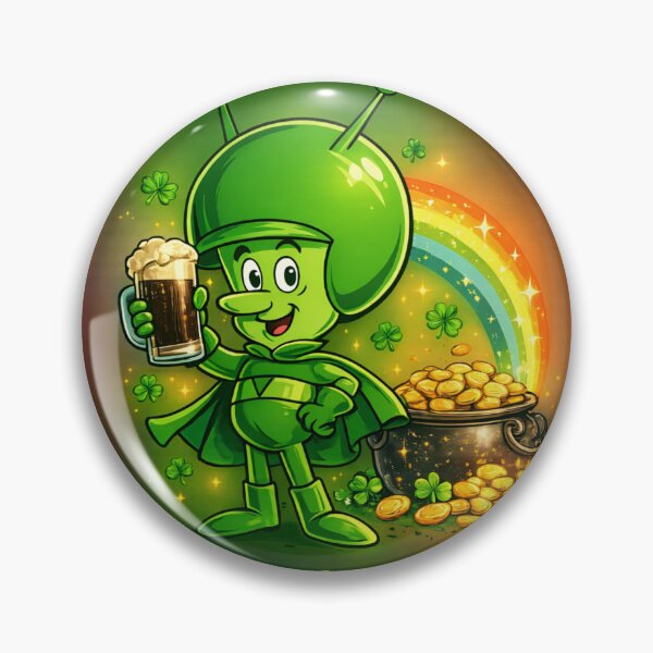 Item preview, St. Patrick’s Day Alien Celebration – Funny Irish UFO Party Design designed and sold by BB Design Garage.