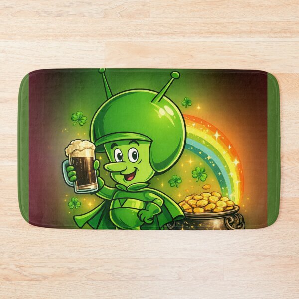 Item preview, St. Patrick’s Day Alien Celebration – Funny Irish UFO Party Design designed and sold by BB Design Garage.