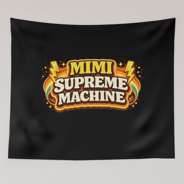 Aperçu de l'œuvre T-shirt humoristique Mimi Supreme Machine | Cadeau original pour les fans de Mimi | Design rétro humour mamie créée et vendue par TKOprintdesigns.