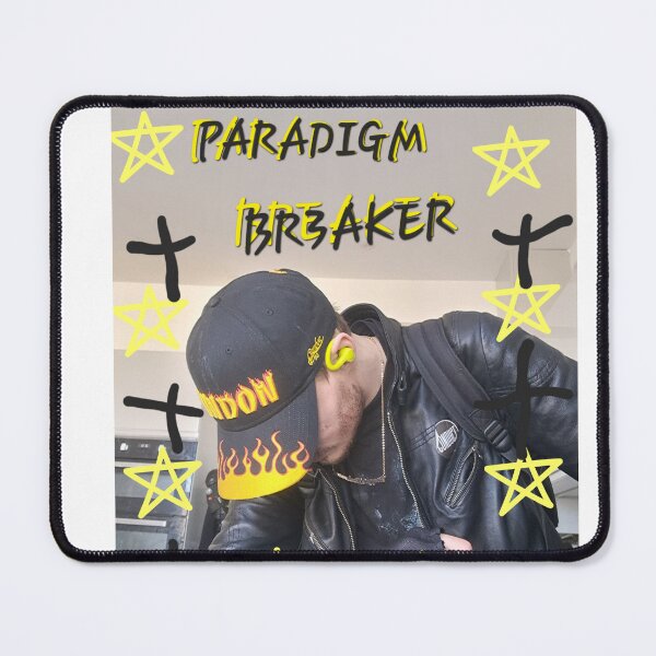 Item preview, Paradigm Breaker Leather Jacket Cross Pentagram Merch designed and sold by EchoesDestiny.