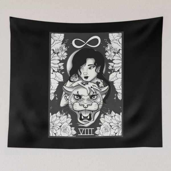 Item preview, Strength Tarot VIII designed and sold by Wakeandmake1.