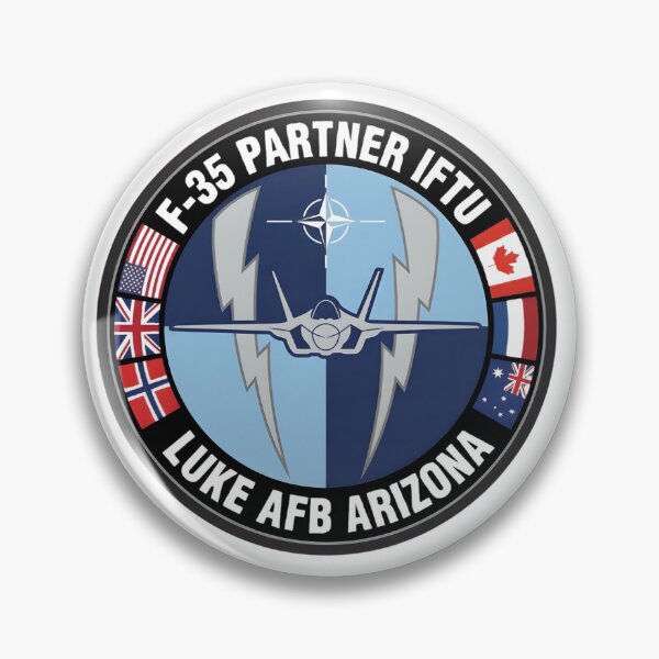 Artikelvorschau, F-35 Partner IFTU Emblem: Internationale Zusammenarbeit der Luke Air Force Base entworfen und verkauft von CharlieDesings.