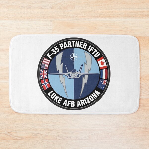 Item preview, F-35 Partner IFTU Emblem: Luke Air Force Base International Collaboration designed and sold by CharlieDesings.