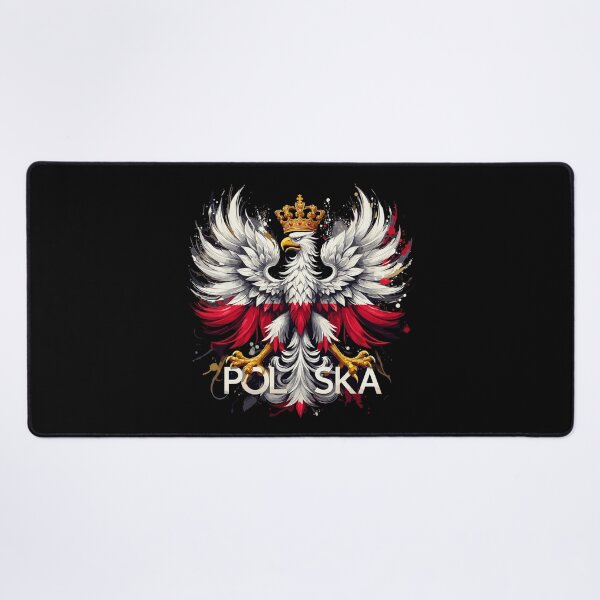 Item preview, Polish eagle: White and red with crown and flag designed and sold by Pineapple-Tree.