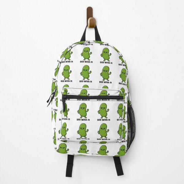 Item preview, Dill With It – Funny Angry Pickle Meme | Sarcastic Pun Sticker & T-Shirt Gift designed and sold by Basma Designs | Funny Shirts, Stickers & Mugs.