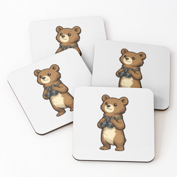 Item preview, Brown Bear Birdwatcher with Binoculars designed and sold by Ombrya.
